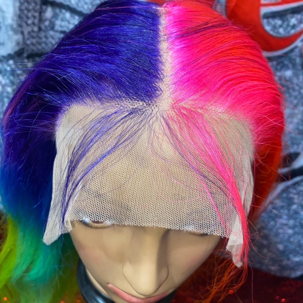 Multicolor wig - Picture 3 of 4